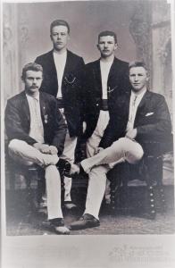 Fire gymnaster fra Solrød 1895
