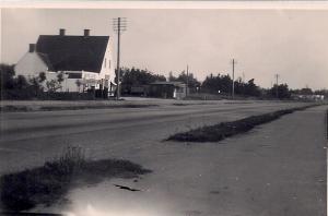Købmand Jacobsen, Solrød Strandvej 35 ved Spurvevej 1 ca. 1934